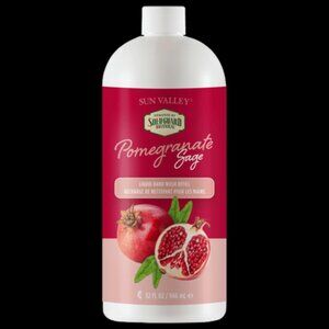Sun Valley Pomegranate Sage Liquid Hand Soap Wash Refill 32 fl. oz. Sol-U-Guard!